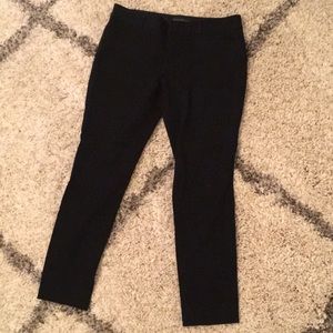 Black skinny crop banana republic work pants